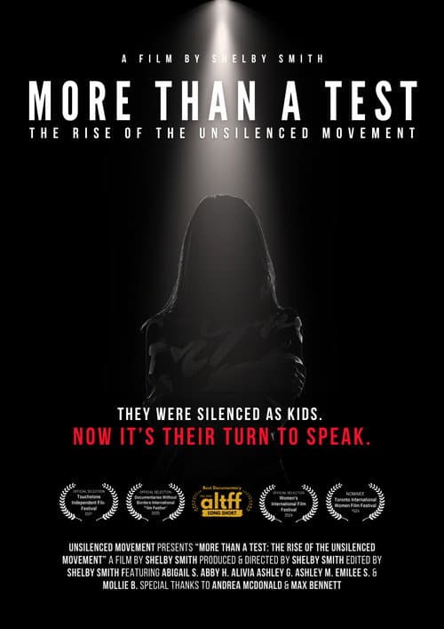 Постер: More Than a Test: The Rise of the Unsilenced Movement