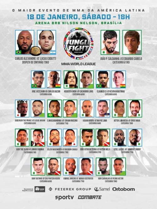 Постер: Jungle Fight 134: MMA World League