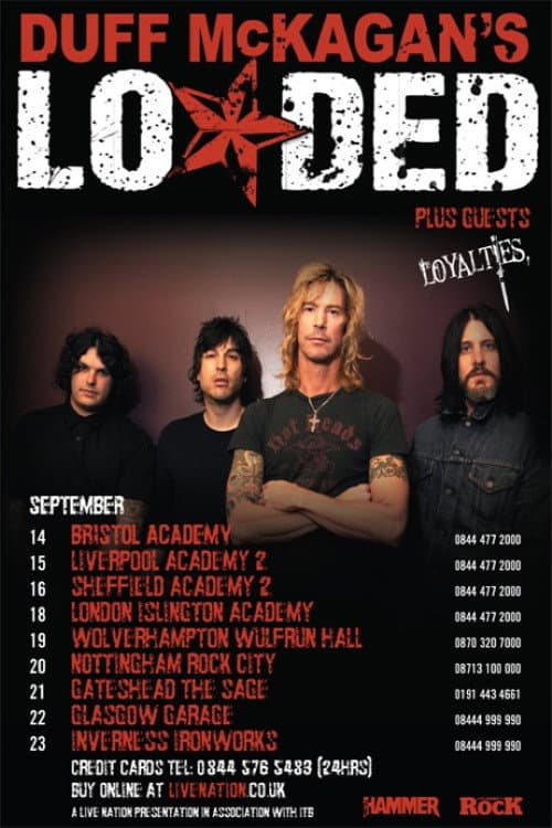 Постер: Duff McKagan's Loaded: Live at The Garage