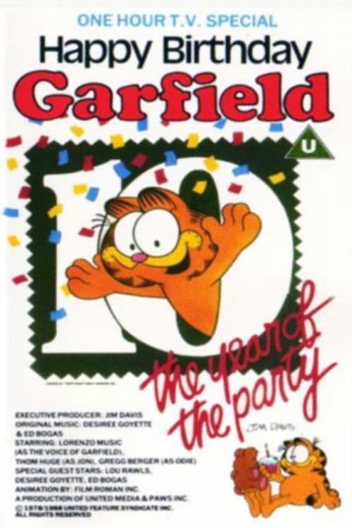 Постер: Happy Birthday Garfield