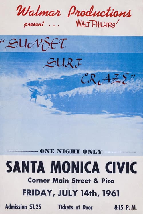 Постер: Sunset Surf Craze