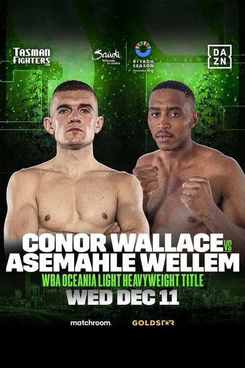 Постер: Conor Wallace vs. Asemahle Wellem