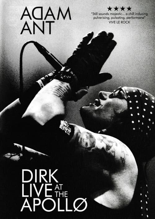 Постер: Adam Ant: Dirk Live at the Apollo