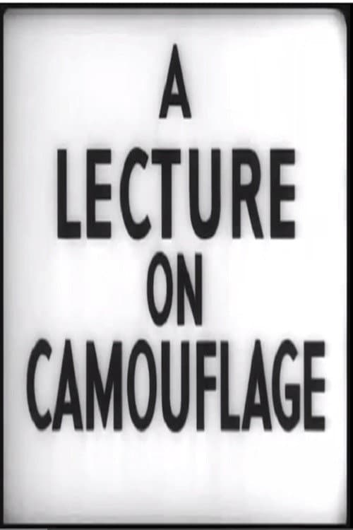 Постер: A Lecture on Camouflage