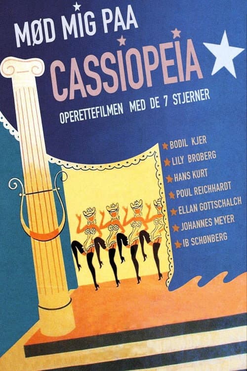Постер: Mød mig paa Cassiopeia