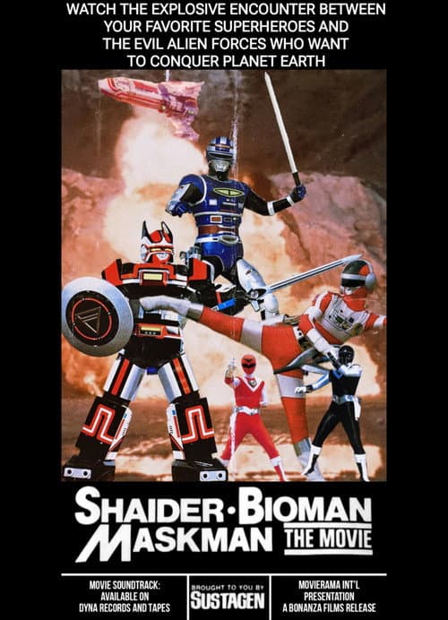 Постер: Shaider - Bioman - Maskman: The Movie