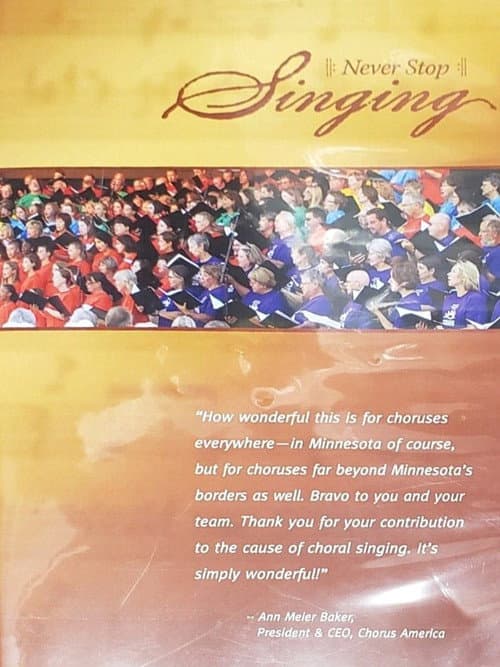 Постер: Never Stop Singing