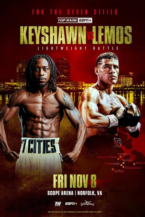 Постер: Keyshawn Davis vs. Gustavo Lemos