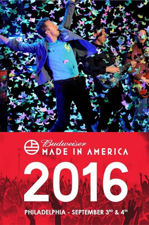 Постер: Coldplay - Budweiser Made in America Festival