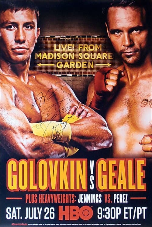 Постер: Gennady Golovkin vs. Daniel Geale