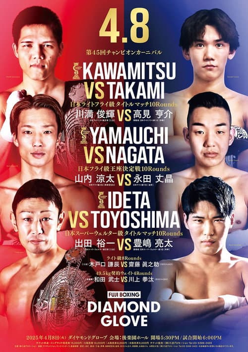 Постер: FUJI BOXING: Kawamitsu vs. Takami
