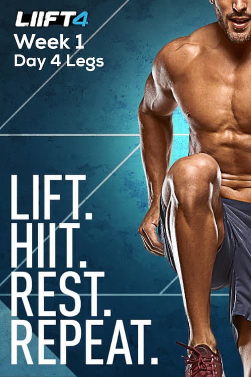 Постер: LIIFT4 Week 1 Day 4 Legs