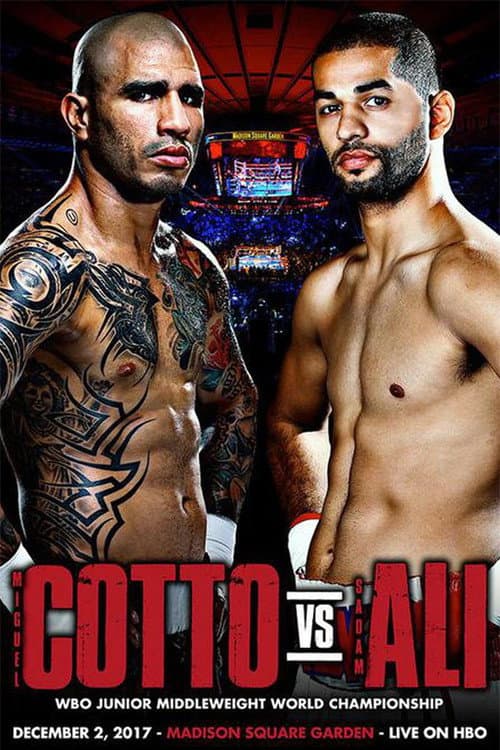 Постер: Miguel Cotto vs. Sadam Ali
