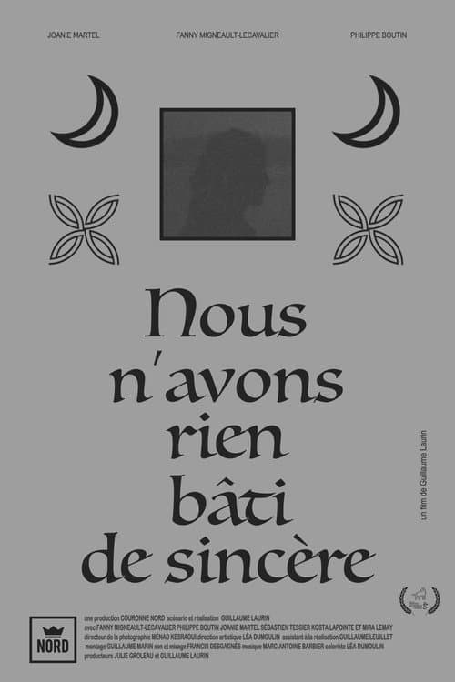 Постер: Nous n'avons rien bâti de sincère