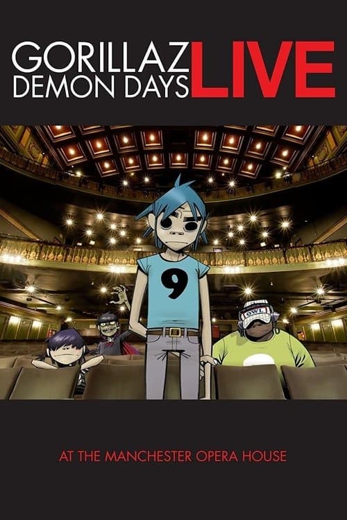 Постер: Gorillaz - Demon Days Live at the Manchester Opera House