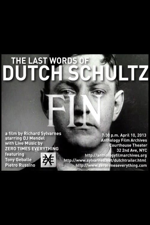 Постер: The Last Words of Dutch Schultz