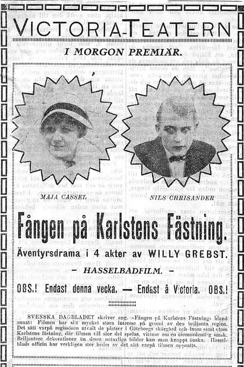 Постер: Fången på Karlstens fästning