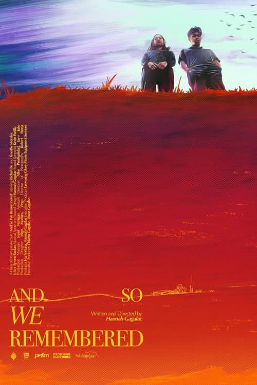 Постер: and so we remembered