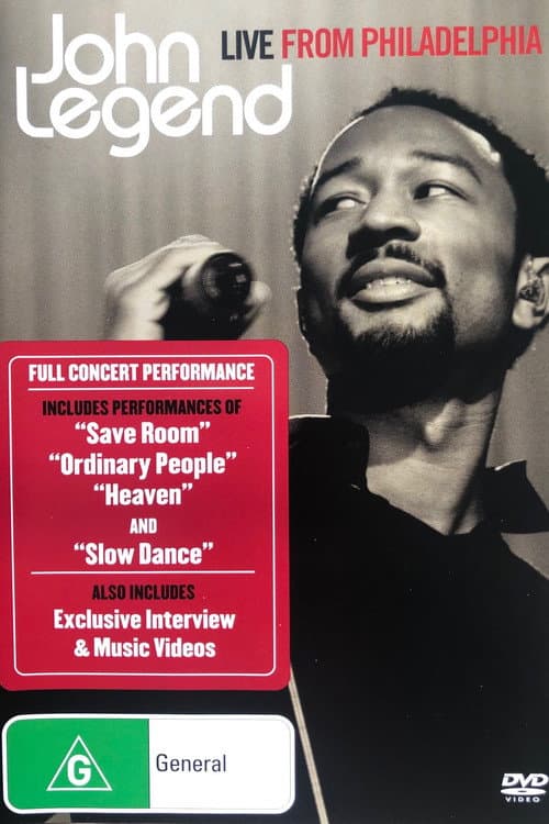 Постер: John Legend: Live from Philadelphia