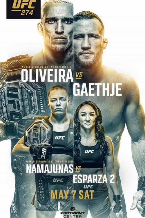 Постер: UFC 274: Oliveira vs. Gaethje