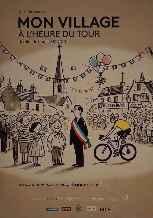 Постер: Mon village à l'heure du Tour