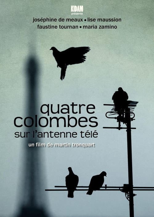 Постер: Quatre colombes sur l'antenne télé