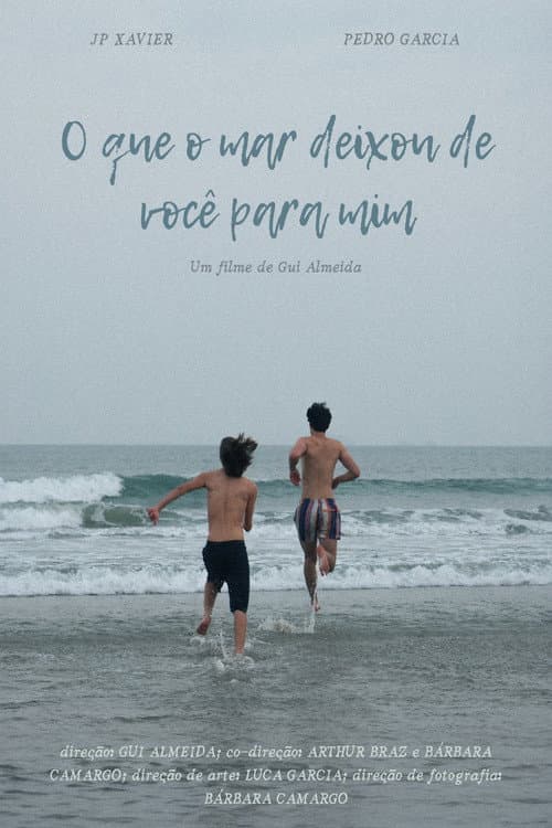Постер: O Que O Mar Deixou De Você Para Mim