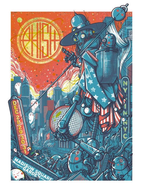 Постер: Phish 2016-12-31 Madison Square Garden, New York, NY