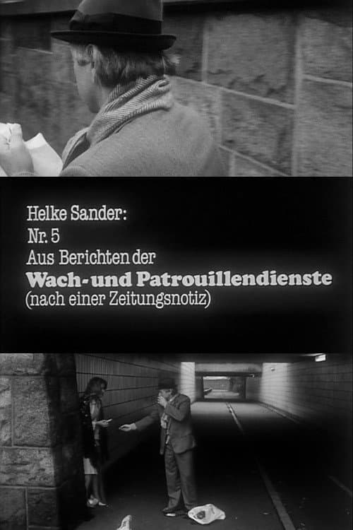 Постер: Nr. 5 - Aus Berichten der Wach- und Patrouillendienste