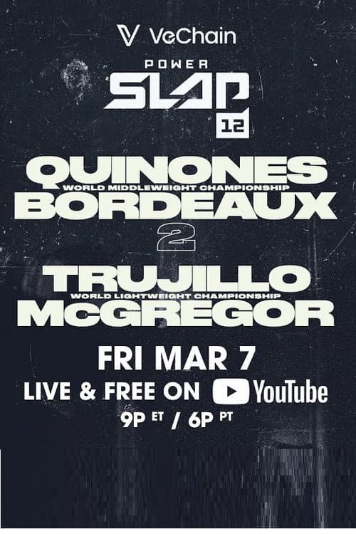 Постер: Power Slap 12: Bordeaux vs. Quinonez 2