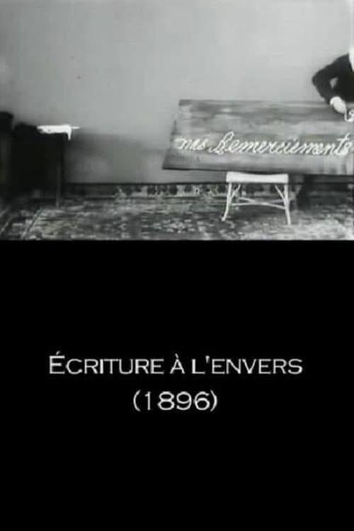 Постер: Écriture à l'envers