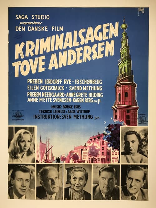 Постер: Kriminalsagen Tove Andersen