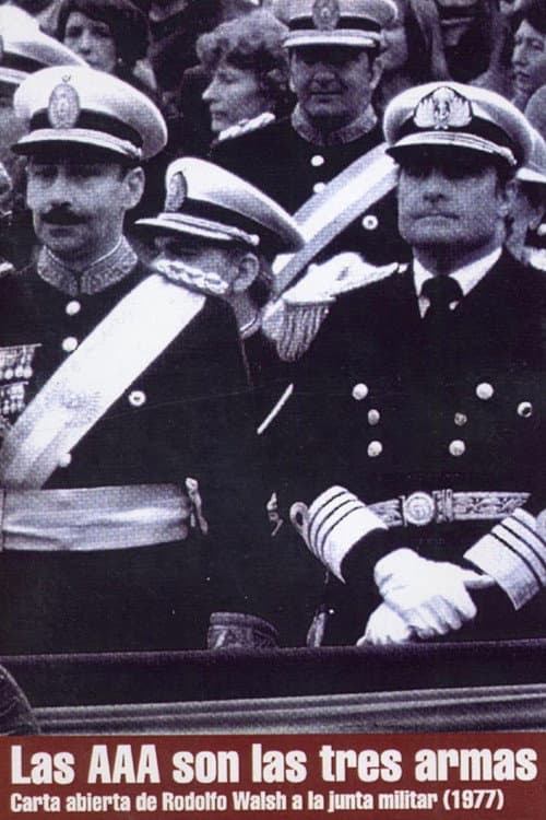 Постер: Las AAA son las tres armas: Carta abierta de Rodolfo Walsh a la junta militar