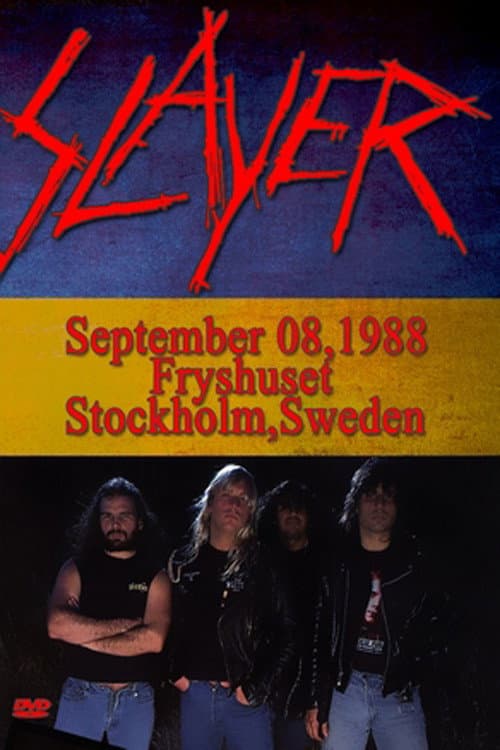 Постер: Slayer: Live at Fryhuset - Stockholm, Sweden - 9/8/1988