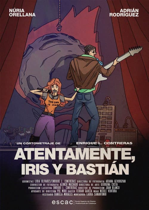 Постер: Atentamente, Iris y Bastián