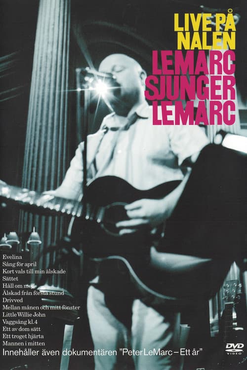 Постер: Peter Lemarc: Live på Nalen (Lemarc sjunger Lemarc)