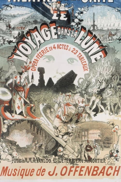 Постер: Le voyage dans la Lune - Offenbach | Opéra-Comique de Paris