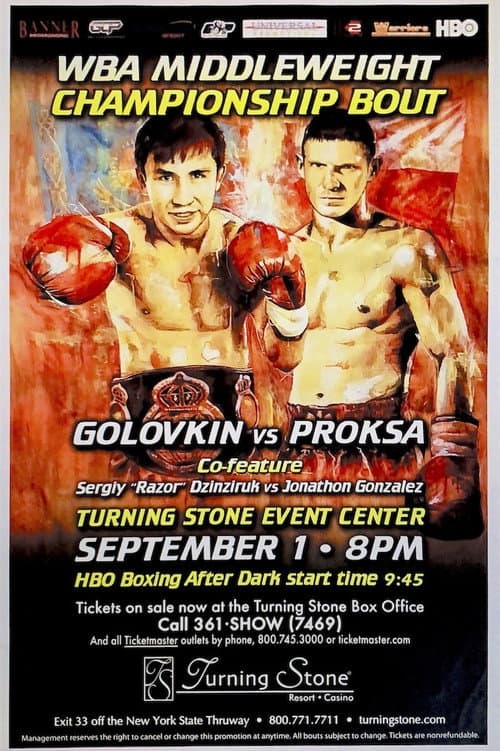 Постер: Gennady Golovkin vs. Grzegorz Proksa