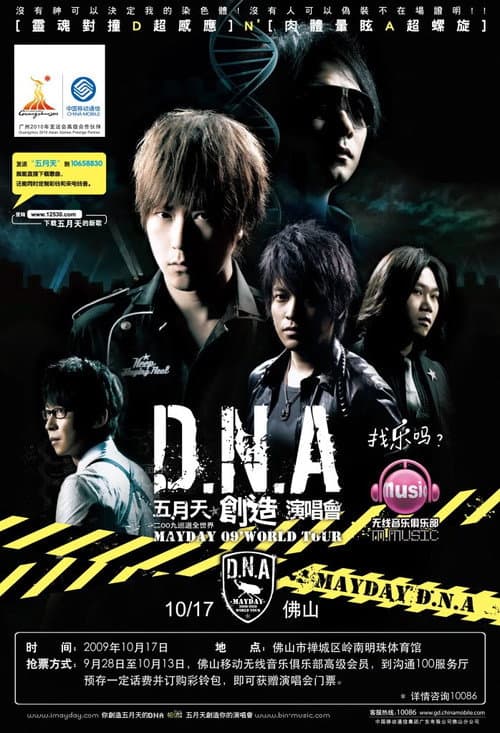 Постер: 五月天 DNA创造演唱会