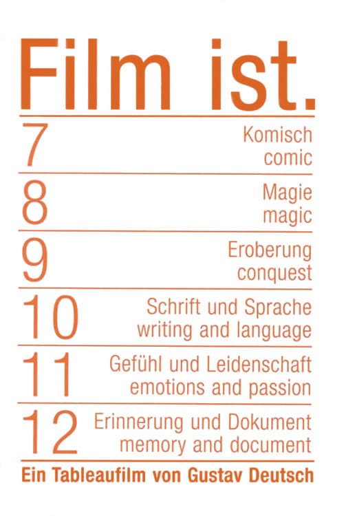 Постер: Film ist. 7-12