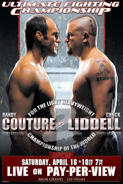 Постер: UFC 52: Couture vs. Liddell 2