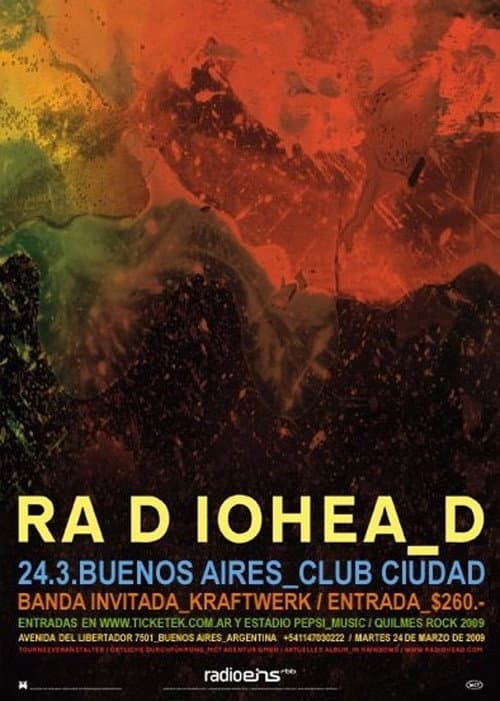 Постер: Radiohead: Buenos Aires 2009