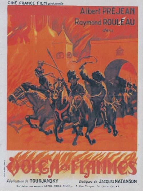 Постер: Volga en flammes
