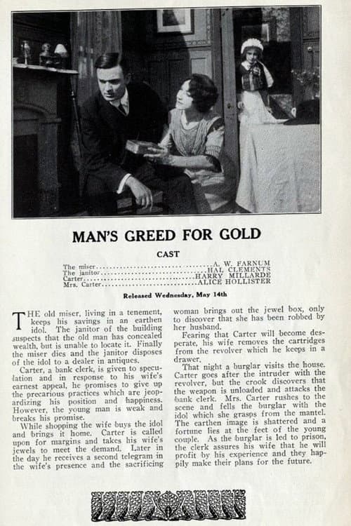 Постер: Man's Greed for Gold