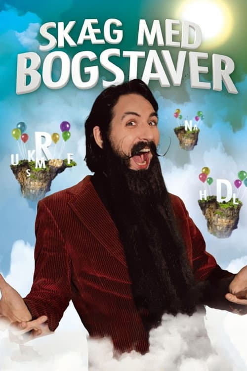 Постер: Skæg med bogstaver