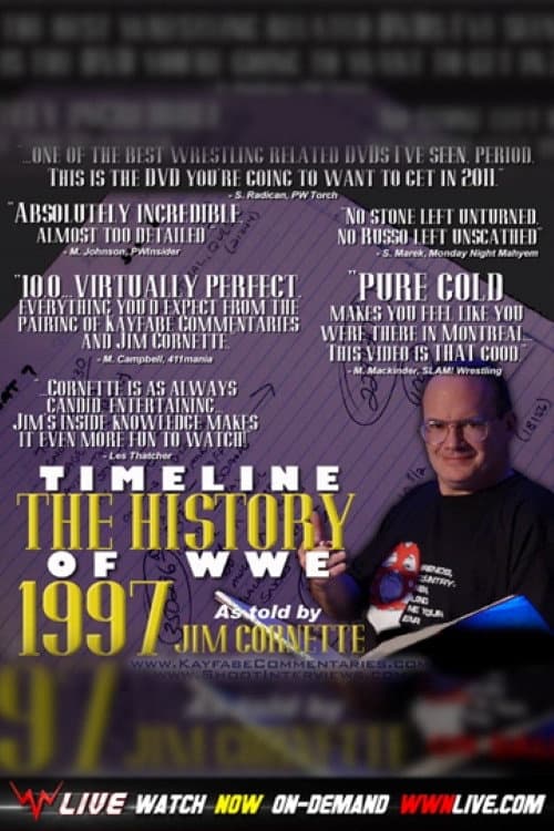 Постер: Timeline The History of WWE – 1997 – As Told By Jim Cornette