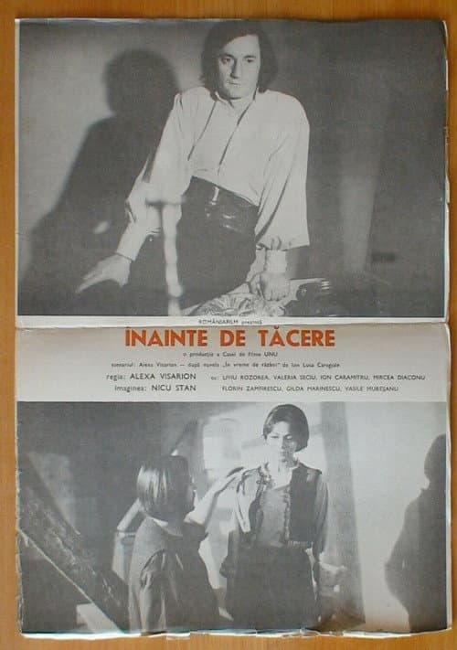 Постер: Înainte de tăcere