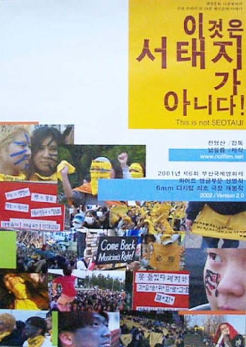Постер: 이것은 서태지가 아니다!