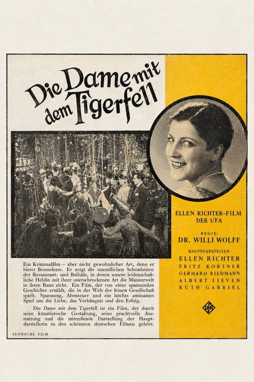 Постер: Die Dame mit dem Tigerfell