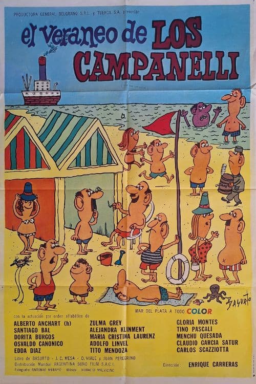 Постер: El veraneo de los Campanelli